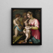 Charité - Andrea del Sarto — gerahmtes Bild an der Wand
