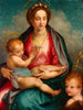 Die Jungfrau mit Kind und Johannes dem Täufer - Andrea del Sarto — Ansicht des Kunstwerks
