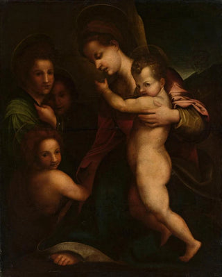 Andrea del Sarto - Madonna with Child Jesus and St John.webp