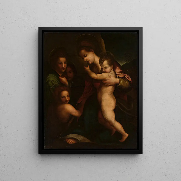 Andrea del Sarto - Madonna with Child Jesus and St John.webp