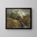 Am Bach - Andreas Achenbach — gerahmtes Bild an der Wand