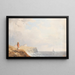 An der Ostsee - Andreas Achenbach — gerahmtes Bild an der Wand