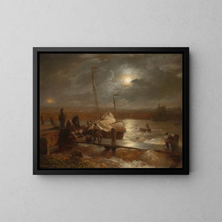 Andreas Achenbach - Return at full moon.webp