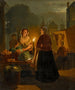 L Gemüsemarkt bei Nacht - Andreas Franciscus Vermeulen — Ansicht des Kunstwerks