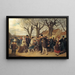 Spaziergang auf den Stadtmauern von Kopenhagen an einem Feiertag im Frühling - Andreas Herman Hunus — gerahmtes Bild an der Wand