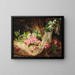 Naturmorte mit Rosen auf einem Waldboden - Andreas Lach — gerahmtes Bild an der Wand