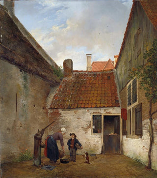 Andreas Schelfhout - Inner Courtyard.webp