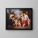 Ein Kampf zwischen Putti - Andries Cornelis Lens — gerahmtes Bild an der Wand
