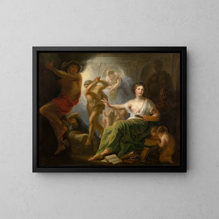 Andries Cornelis Lens - Hercules Protects the Muse of the Arts against Envy and Ignorance.webp