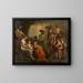 L'Adoration des Mages - Andries Cornelis Lens — gerahmtes Bild an der Wand