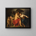 Zeus und Hera auf dem Berg Ida - Andries Cornelis Lens — gerahmtes Bild an der Wand