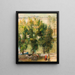 Motiv von Paris Landschaft mit einem Pferd - Andrus Johani — gerahmtes Bild an der Wand