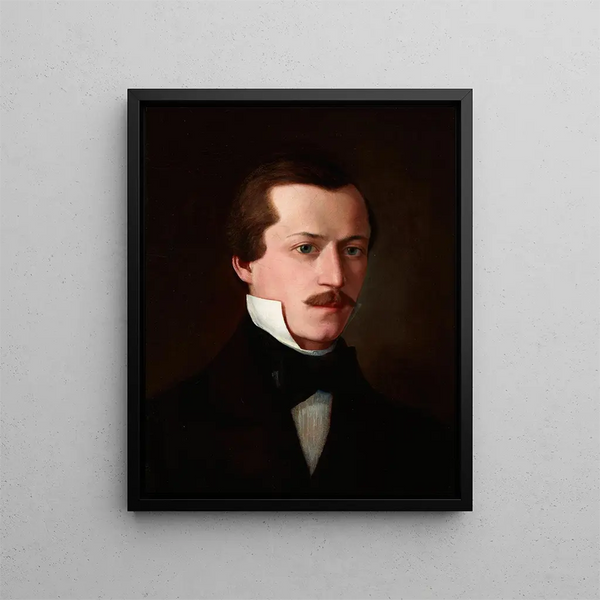 Portrait d'Adolf Poller - Andrzej Bronisław Grabowski — gerahmtes Bild an der Wand