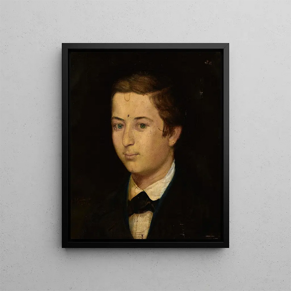 Portrait de Henryk Poller - Andrzej Bronisław Grabowski — gerahmtes Bild an der Wand