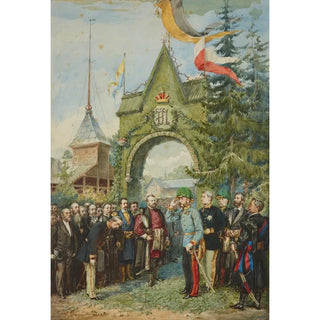 Andrzej Bronisaw Grabowski - The Emperor Visiting the School of Forestry.webp