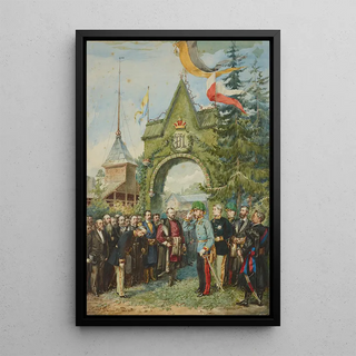 Andrzej Bronisaw Grabowski - The Emperor Visiting the School of Forestry.webp