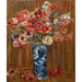 Reproduktion des Gemäldes Anemonen im Delft-Vase - Pierre-Auguste Renoir
