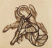 Engel spielend mit einer Horn - Sir Edward Coley Burne-Jones — Ansicht des Kunstwerks