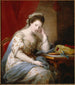 Barbara St John Bletsoe, Countess of Coventry - Angelica Kauffman — Ansicht des Kunstwerks
