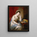 Barbara St John Bletsoe, Countess of Coventry - Angelica Kauffman — gerahmtes Bild an der Wand