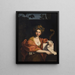 Sibylle von Cumes nach dem Dominiquin - Angelica Kauffman — gerahmtes Bild an der Wand