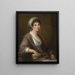 Portrait der Prinzessin Franziska von Kaunitz, Rietberg - Angelica Kauffman — gerahmtes Bild an der Wand