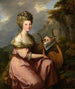 Portrait von Sarah Harrop Frau Bates als Muse - Angelica Kauffman — Ansicht des Kunstwerks