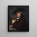Portrait seines Ehemanns, des Malers Antonio Zucchi - Angelica Kauffman — gerahmtes Bild an der Wand