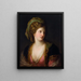 Frau in türkischem Kleid - Angelica Kauffman — gerahmtes Bild an der Wand