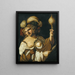 Omphale - Angelo Caroselli — gerahmtes Bild an der Wand