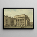 Das Theater der Italiener, Aktuelles Opernhaus, 2. Arrondissement - Angelo Garbizza — gerahmtes Bild an der Wand