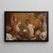 Allegorie der Malerei - Angelo Trentin — gerahmtes Bild an der Wand