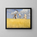 Die Mähdrescher - Anna Ancher — gerahmtes Bild an der Wand