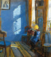 Die Sonnenlicht im blauen Zimmer - Anna Ancher — Ansicht des Kunstwerks