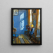 Die Sonnenlicht im blauen Zimmer - Anna Ancher — gerahmtes Bild an der Wand