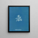 Callithamnion brodii - Anna Atkins — gerahmtes Bild an der Wand