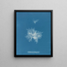 Callithamnion tetragonum - Anna Atkins — gerahmtes Bild an der Wand