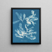 Delesseria sanguinea - Anna Atkins — gerahmtes Bild an der Wand