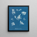 Ptilota plumosa - Anna Atkins — gerahmtes Bild an der Wand