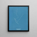 Sporochnus rhizodes - Anna Atkins — gerahmtes Bild an der Wand