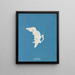 Laitue - Anna Atkins — gerahmtes Bild an der Wand