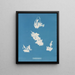 Hafen von Vaucheria - Anna Atkins — gerahmtes Bild an der Wand