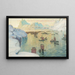 Die ausfahrende Fischfangflotte - Nordnorwegen-Studie - Anna Boberg — gerahmtes Bild an der Wand