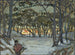 Winterstudie vom Djurgården, Stockholm - Anna Boberg — Ansicht des Kunstwerks