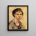 Selbstporträt - Anne Goldthwaite — gerahmtes Bild an der Wand