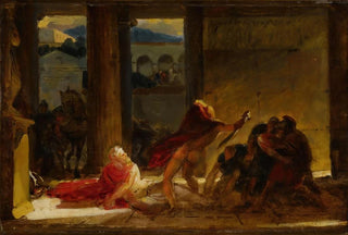 Anne Louis GirodetTrioson - The Death of Pyrrhus.webp
