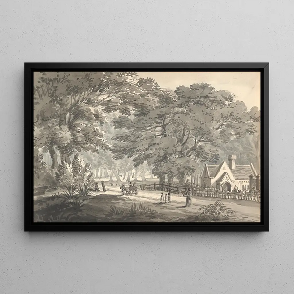 Anne Rushout - Mr Marks Cottage Wanstead May 1829.webp
