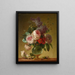 Stillleben mit Blumen - Anne Vallayer-Coster — gerahmtes Bild an der Wand