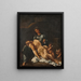 Pietà - Annibale Carracci — gerahmtes Bild an der Wand