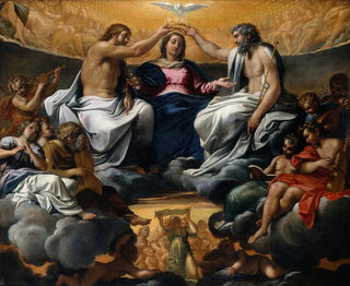Der Krönung der Jungfrau - Annibale Carracci — Ansicht des Kunstwerks